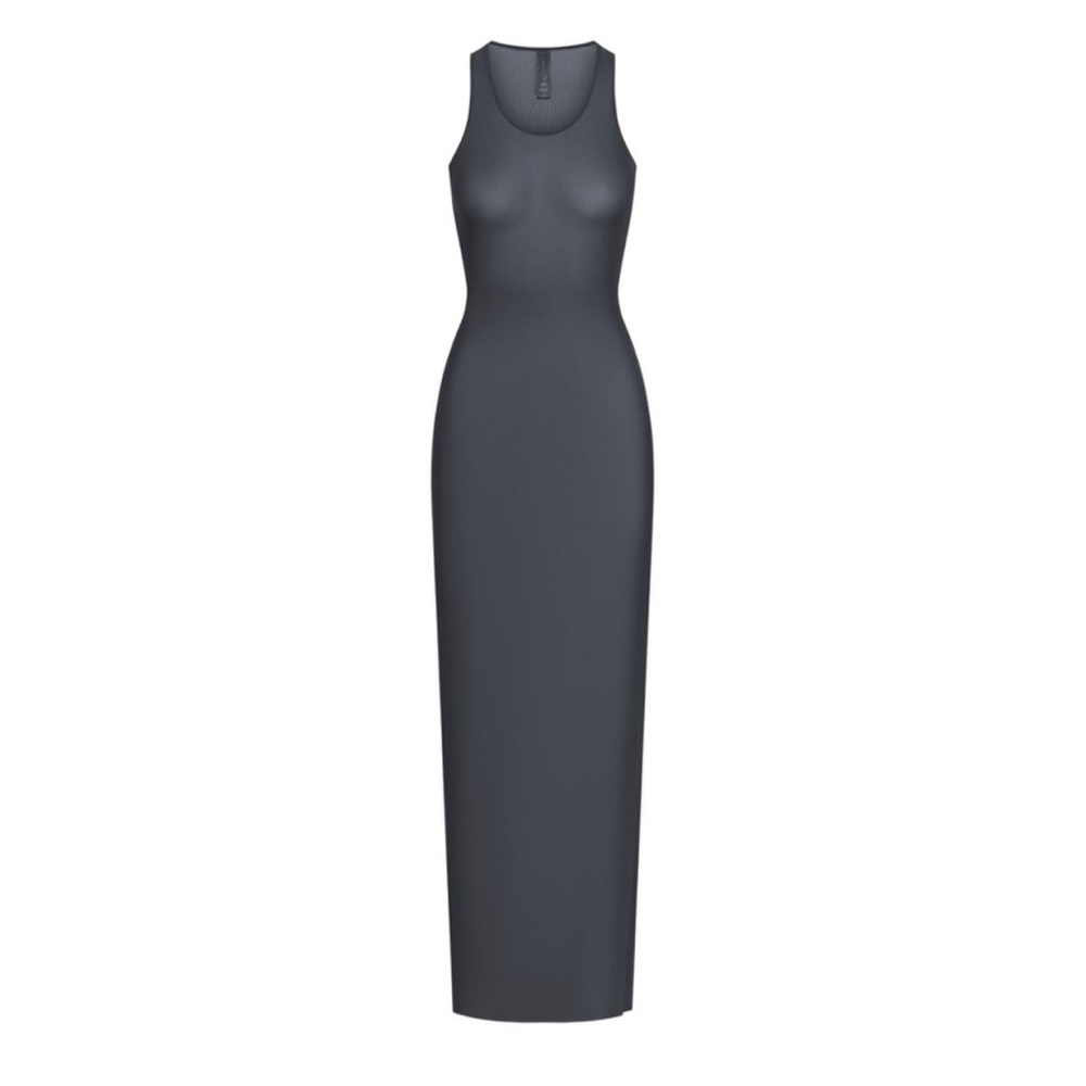 Skims Mesh Long Tank Dress